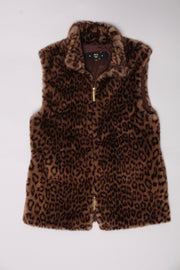 MCM Damen Weste im Leoparden Look